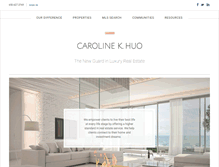 Tablet Screenshot of carolinehuo.com